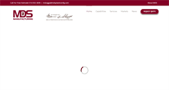 Desktop Screenshot of mdsplasticsmfg.com
